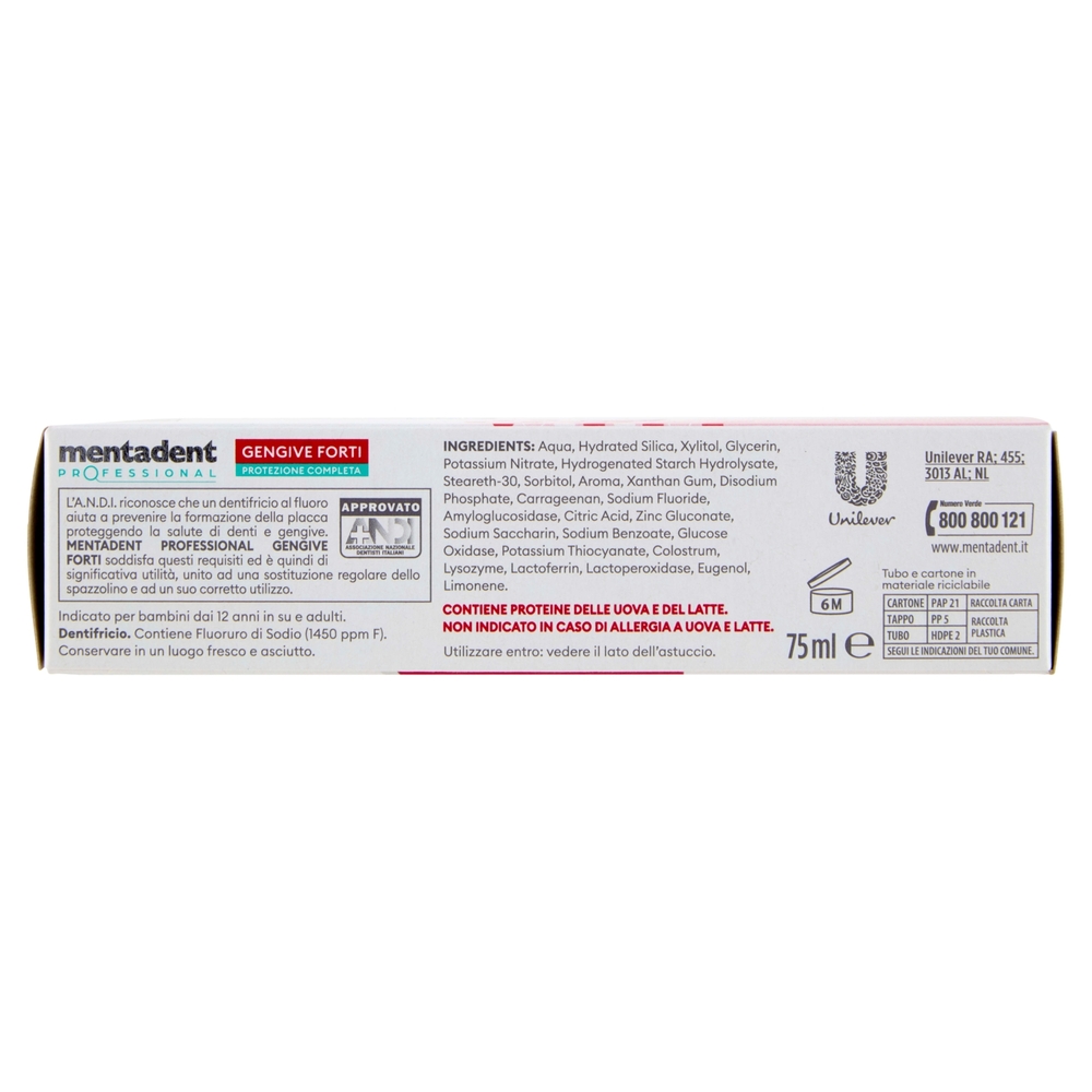 Mentadent Professional Gengive Forti Protezione Completa 75 ml
